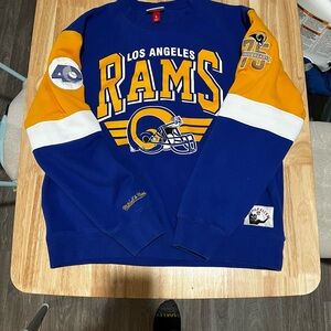 Mitchell & Ness Blue Sweatshirt LA Rams